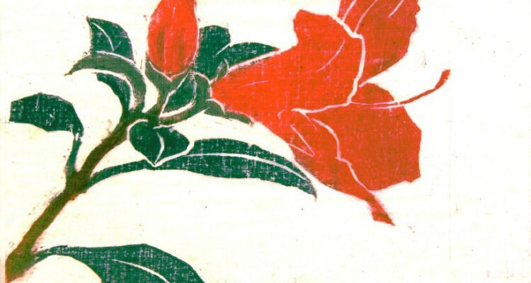 Oswaldo Goeldi, ''Hibiscus'', woodcut, 9,8 cm x 13,3 cm. Photo: Disclosure.