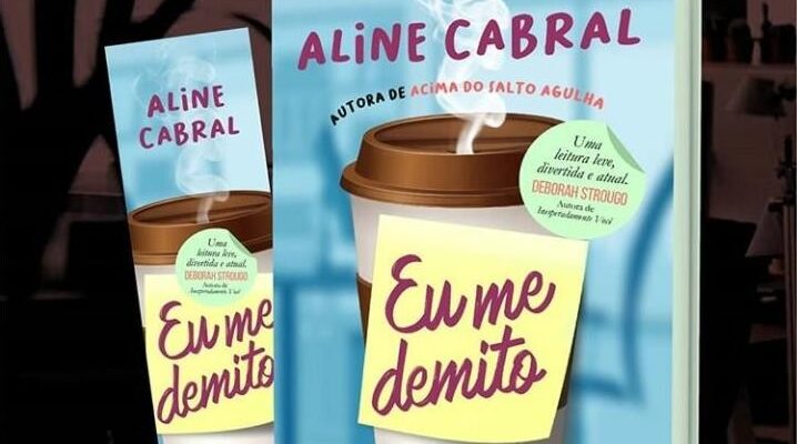 Livro "Eu me demito", von Aline Cabral, Abdeckung - Featured. Bekanntgabe.