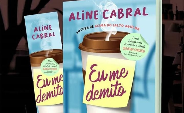 Livro "Eu me demito", by Aline Cabral, cover - featured. Disclosure.