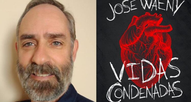 José Waeny e seu livro "Vidas Condenadas", カバー. ディスクロージャー.