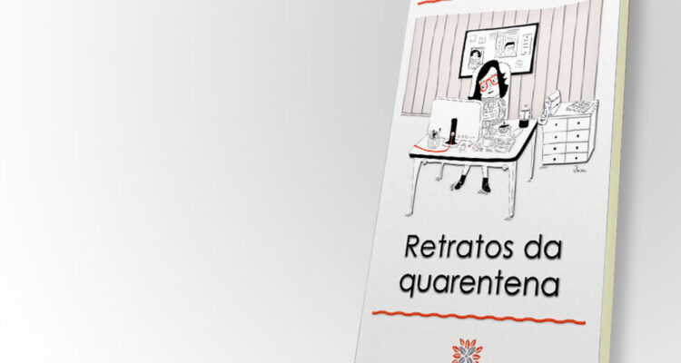 Livro "Retratos da quarentena" de Silvia Schmidt. Divulgação.