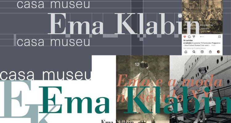 Desde junio 2021, la Casa Museo Ema Klabin está implementando una nueva identidad visual basada en la revisión de la marca, hecho por el diseñador Dárkon V. Roque.