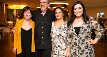 Natalia Lage, Carlos Leal, Cristina Pinho e Cacau Dias. Photo: Alex Ramos.