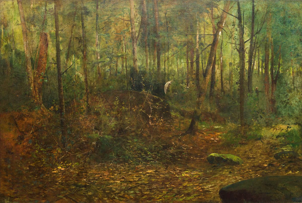 Antonio Parreiras (1860-1937). outdoor school (Teresópolis, RJ), 1892, circa. Oil on canvas. Collection of the Museum Antonio Parreiras / FUNARJ. Photography: Diego Barino – Cerne Sistemas.