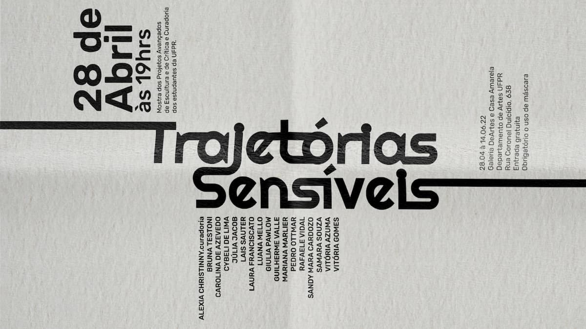 Exhibition "Sensitive Trajectories". Disclosure.