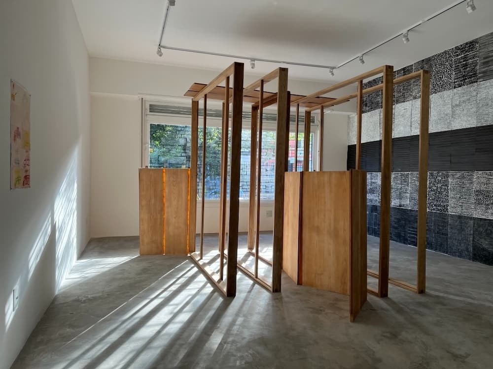 View of Marcelo Silveira's exhibition. Photo: Vilma Rattle.