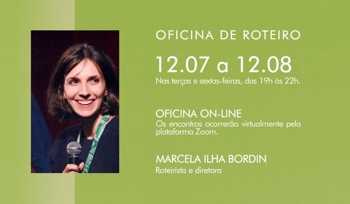 Iecine abre inscrições para a Oficina de Roteiro. Foto: Alexi Pelekanos/Divulgação.