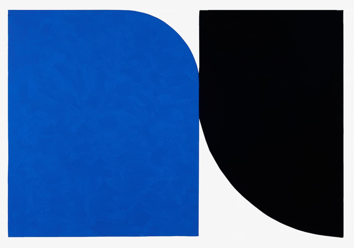 Paiva Brésil, Bleu et noir - 60x88cm. Photos: Jaime Acioli.